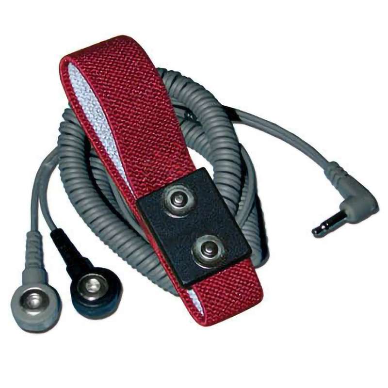 Dual Wire Wrist Band, 6ft, Coil Cord Set